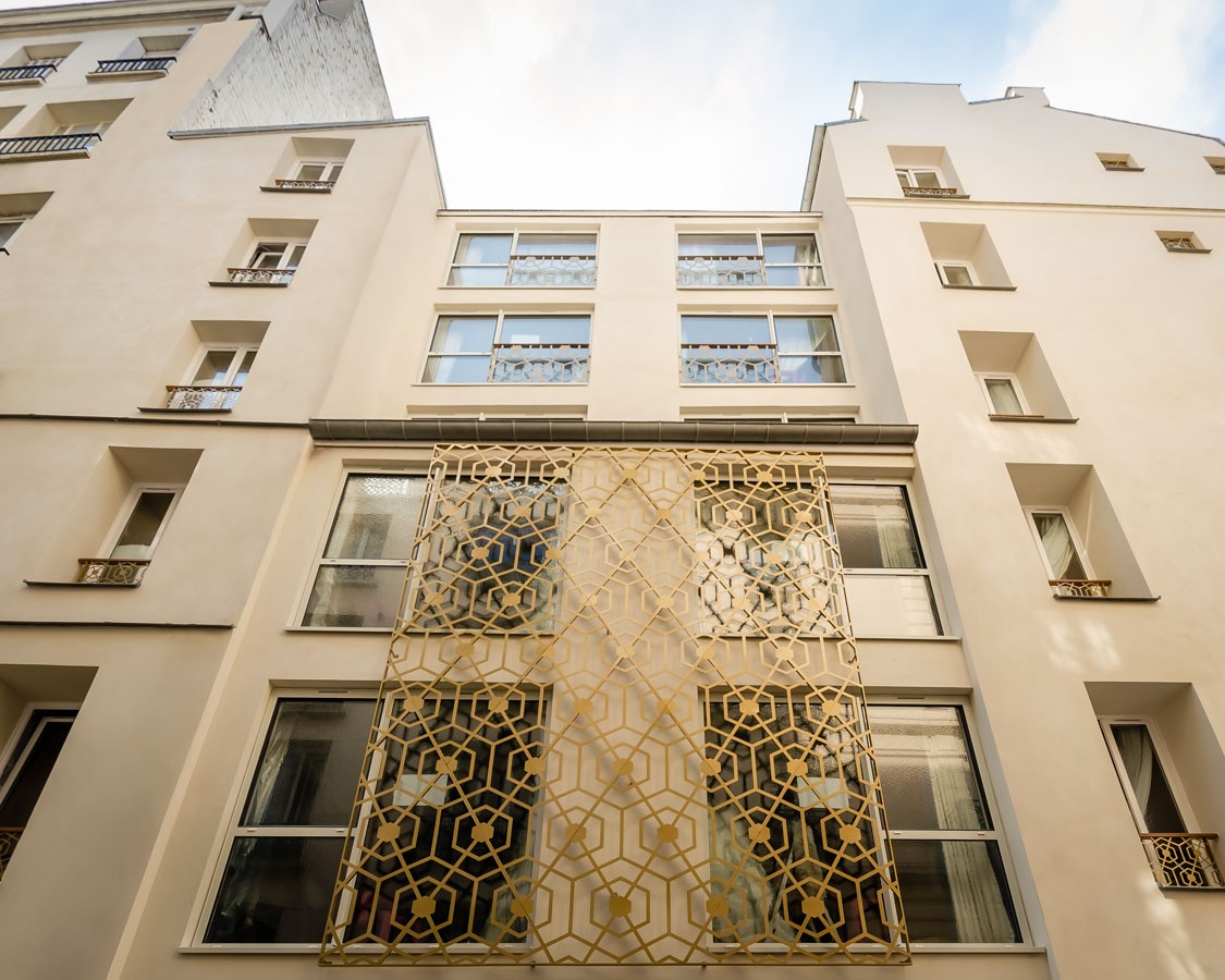 façade hôtel archétype étoile