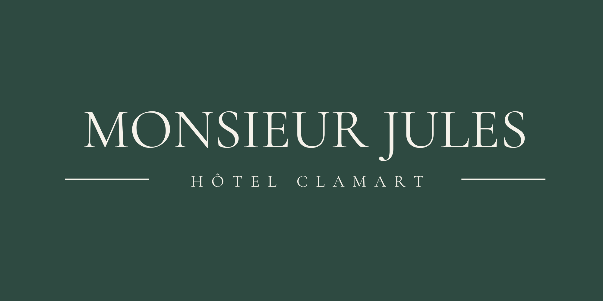 logo monsieur jules hôtel clamart